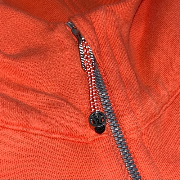 Lululemon Scuba Half-Zip Hoodie Orange Women’s Size XL/XXL Athleisure Sweatshirt - Picture 6 of 11